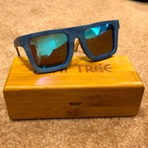 Mini Tree wooden sunglasses with case